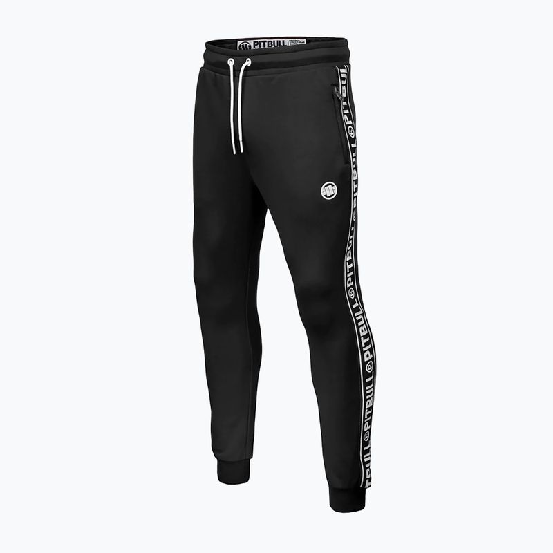 Spodnie męskie Pitbull Trackpants Tape Logo Terry Group black 4