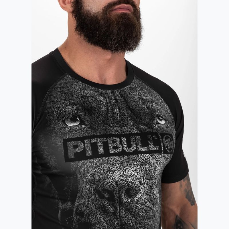 Rashguard męski Pitbull Born in 1989 Rashguard black 4