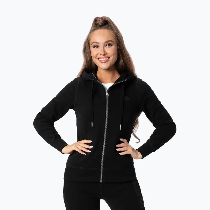 Bluza damska Pitbull Zip Hilltop Hooded black