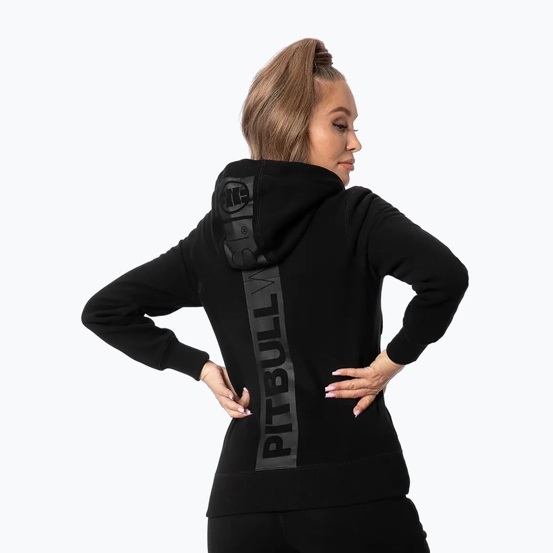 Bluza damska Pitbull Zip Hilltop Hooded black 2