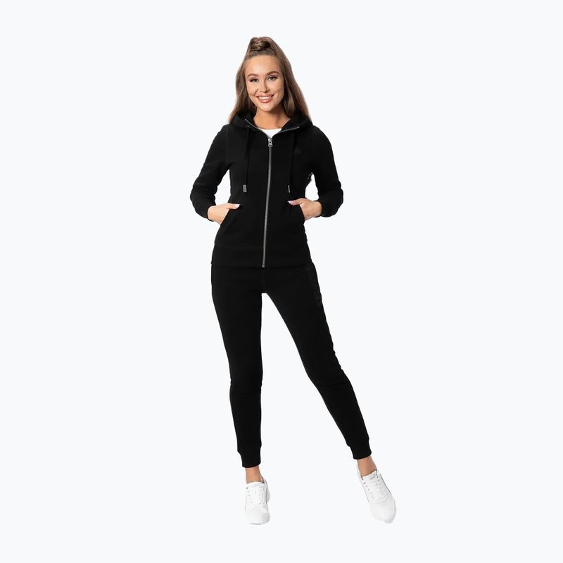 Bluza damska Pitbull Zip Hilltop Hooded black 3