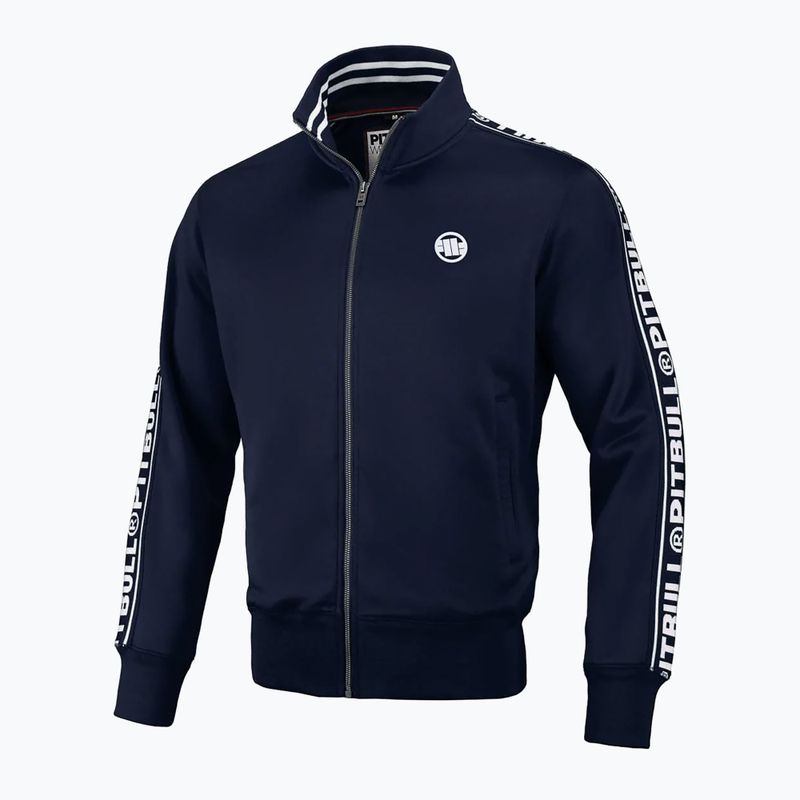 Bluza męska Pitbull Trackjacket Tape Logo Terry Group dark navy 4