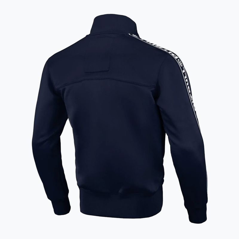 Bluza męska Pitbull Trackjacket Tape Logo Terry Group dark navy 5