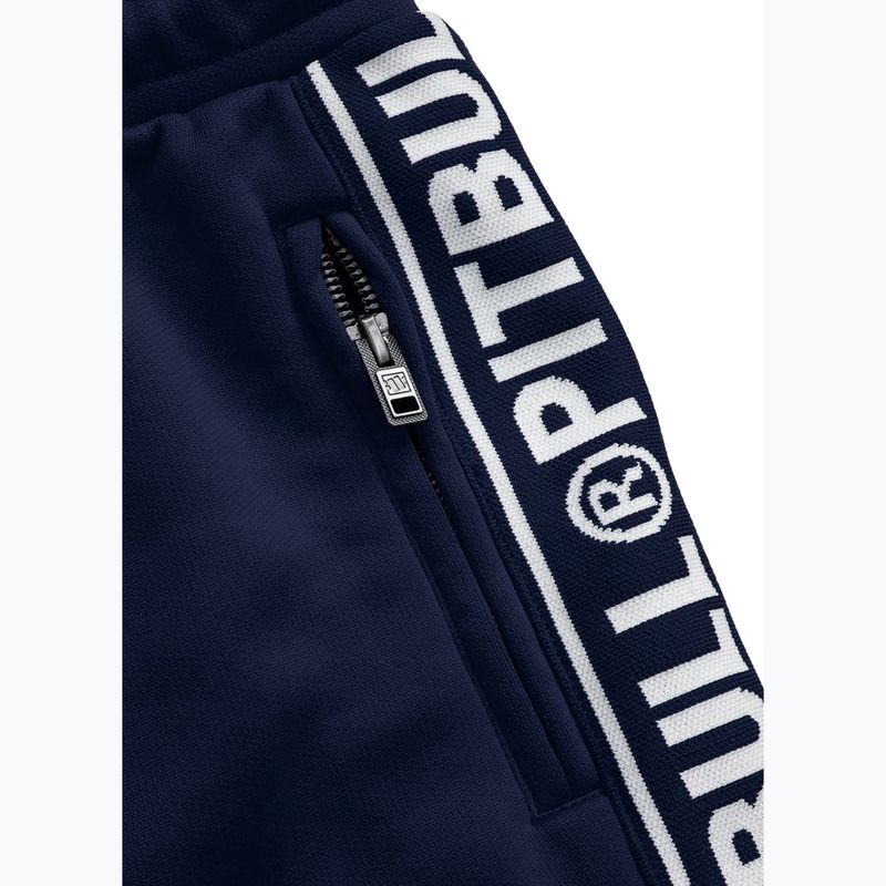 Spodnie męskie Pitbull Trackpants Tape Logo Terry Group dark navy 5