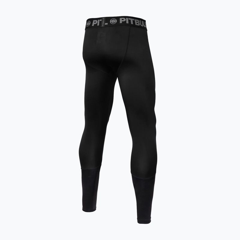 Legginsy męskie Pitbull Performance New Logo black 2