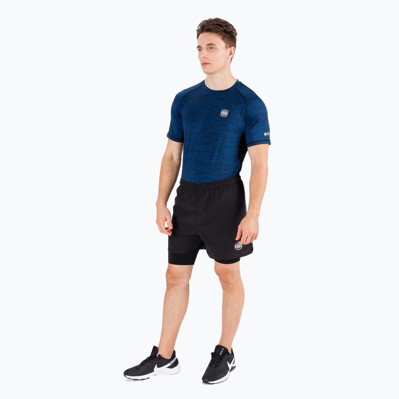 Spodenki treningowe męskie Pitbull Performance Mesh 2 black 5
