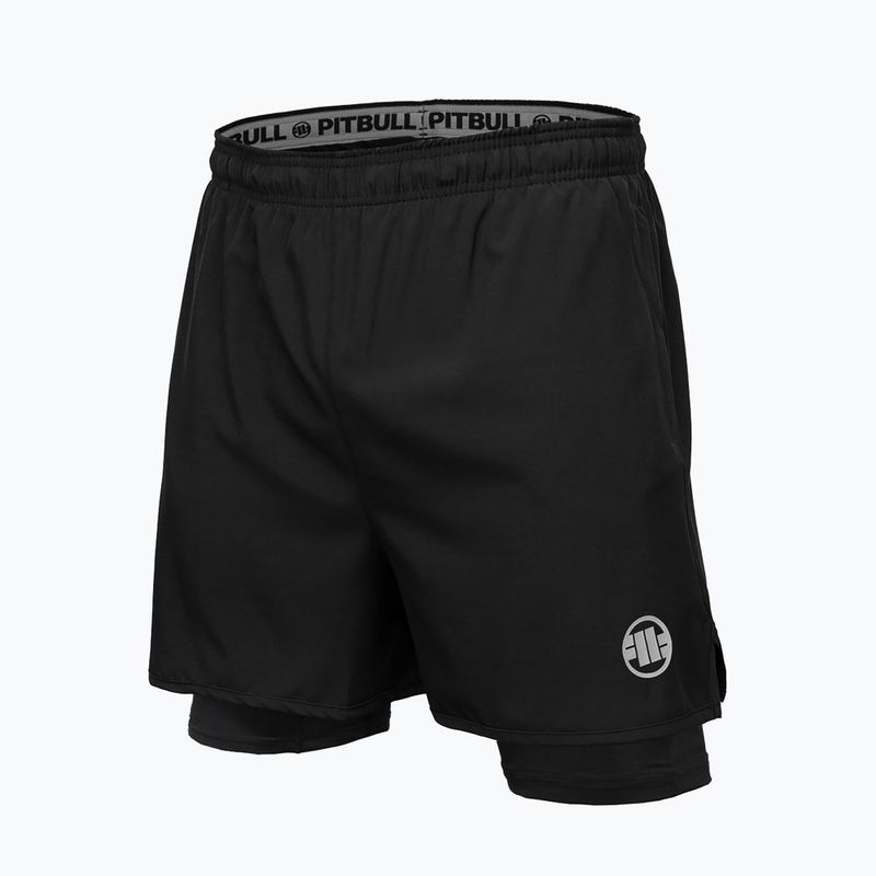 Spodenki treningowe męskie Pitbull Performance Mesh 2 black 6