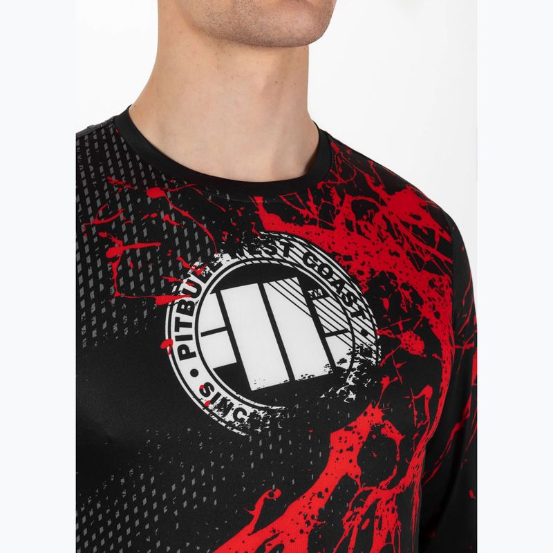 Longsleeve treningowy męski Pitbull Mesh Performance Pro Plus Blood Dog II black 4