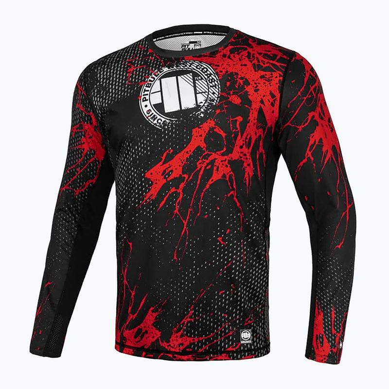 Longsleeve treningowy męski Pitbull Mesh Performance Pro Plus Blood Dog II black 8