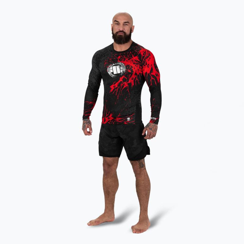 Rashguard longsleeve męski Pitbull Rashguard Blood Dog II black 2