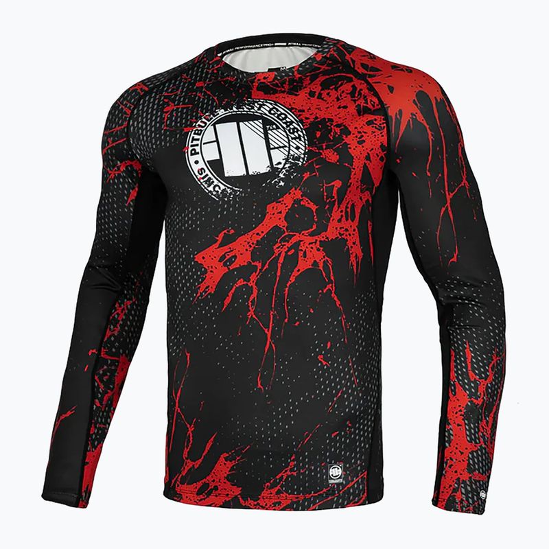 Rashguard longsleeve męski Pitbull Rashguard Blood Dog II black 7