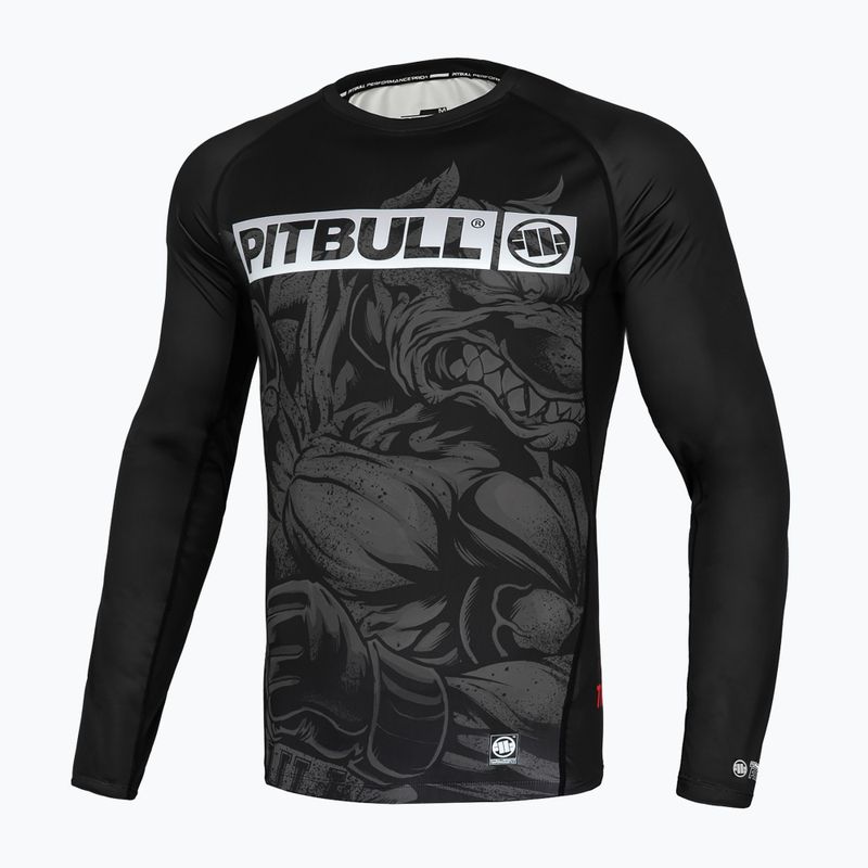 Rashguard longsleeve męski Pitbull Masters of MMA Hilltop Rash black