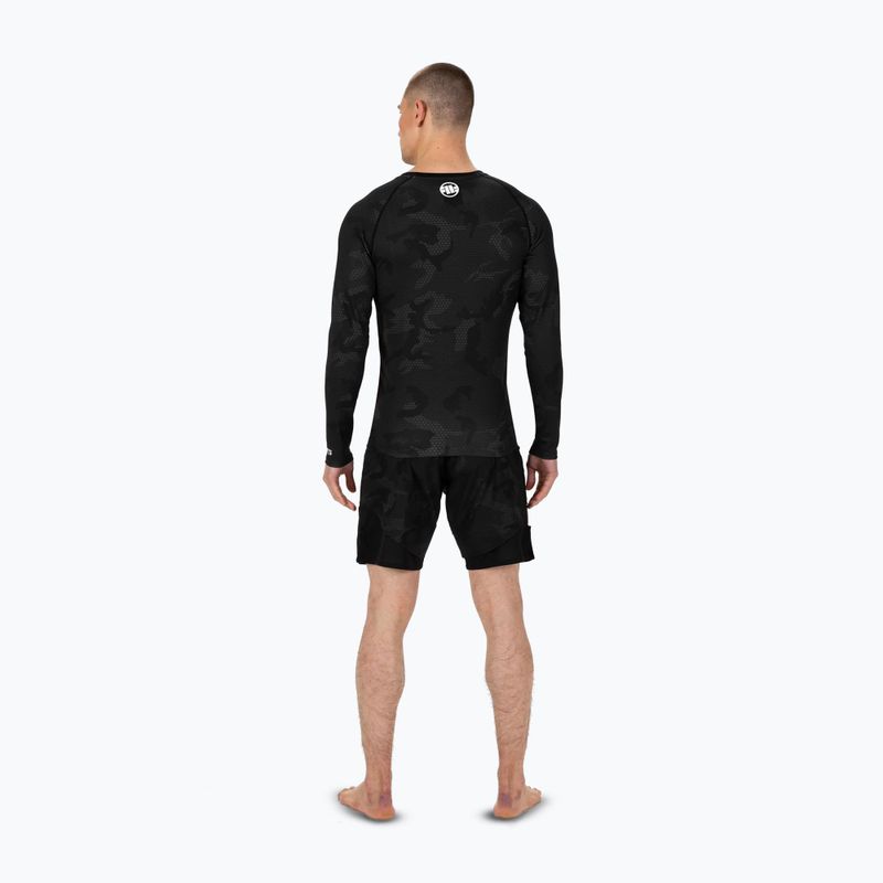 Rashguard longsleeve męski Pitbull Net Camo 2 Rash black camo 3