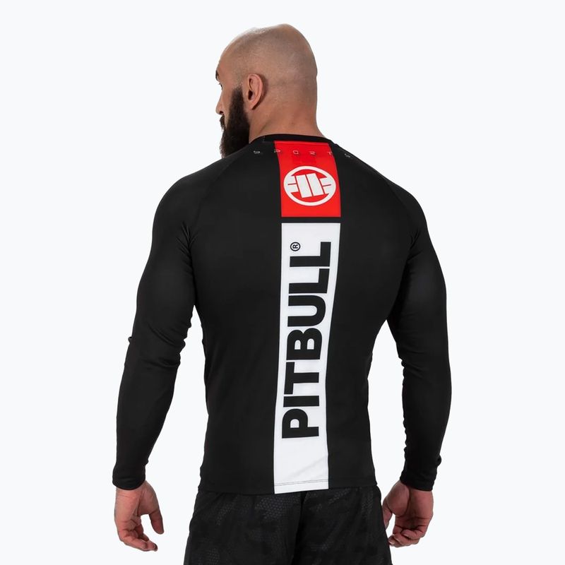 Rashguard longsleeve męski Pitbull Rashguard Hilltop Sports black 3