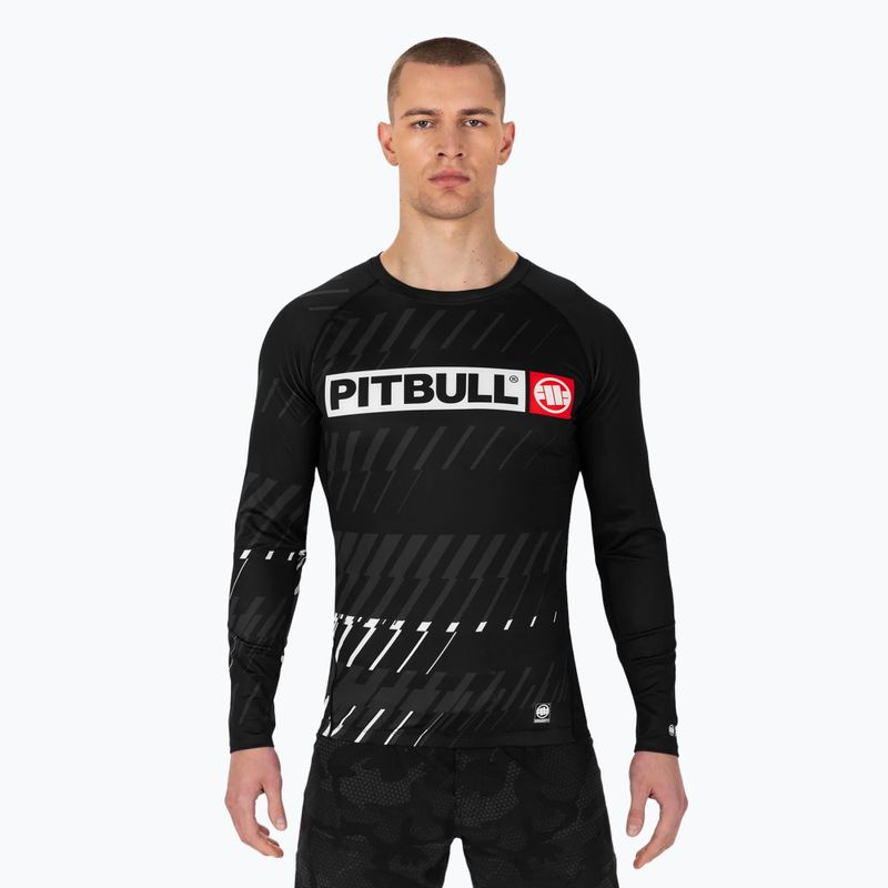 Rashguard longsleeve męski Pitbull Rashguard Street Dog black