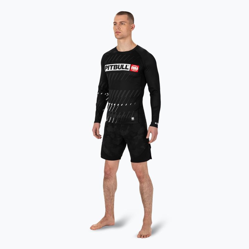 Rashguard longsleeve męski Pitbull Rashguard Street Dog black 2