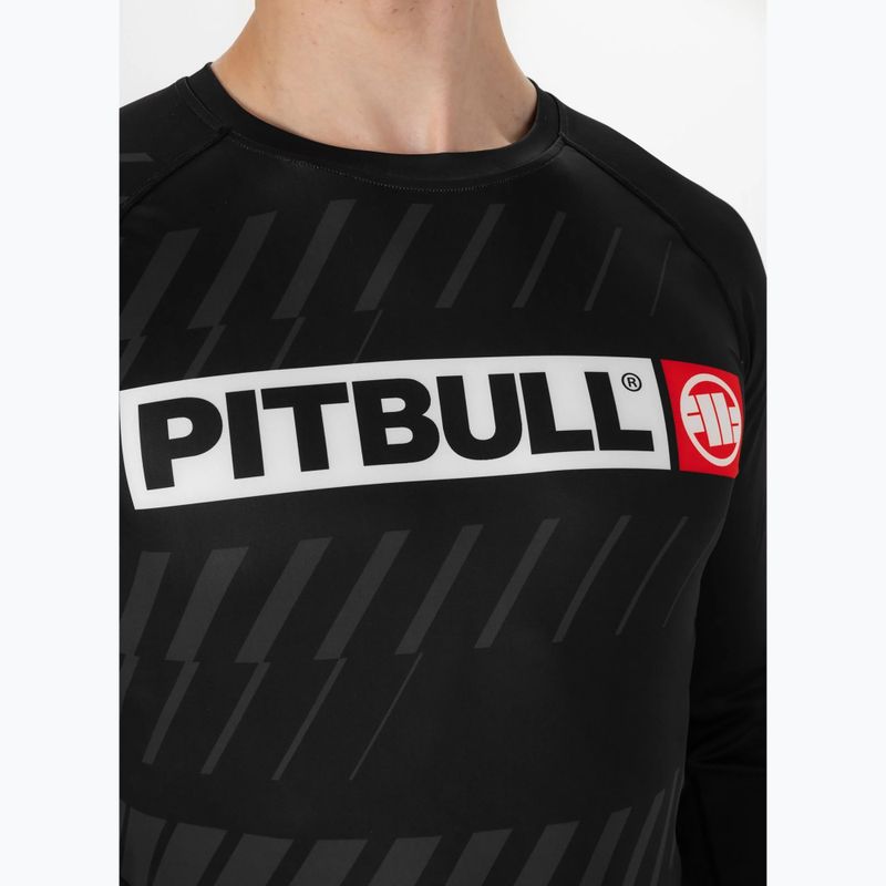 Rashguard longsleeve męski Pitbull Rashguard Street Dog black 4