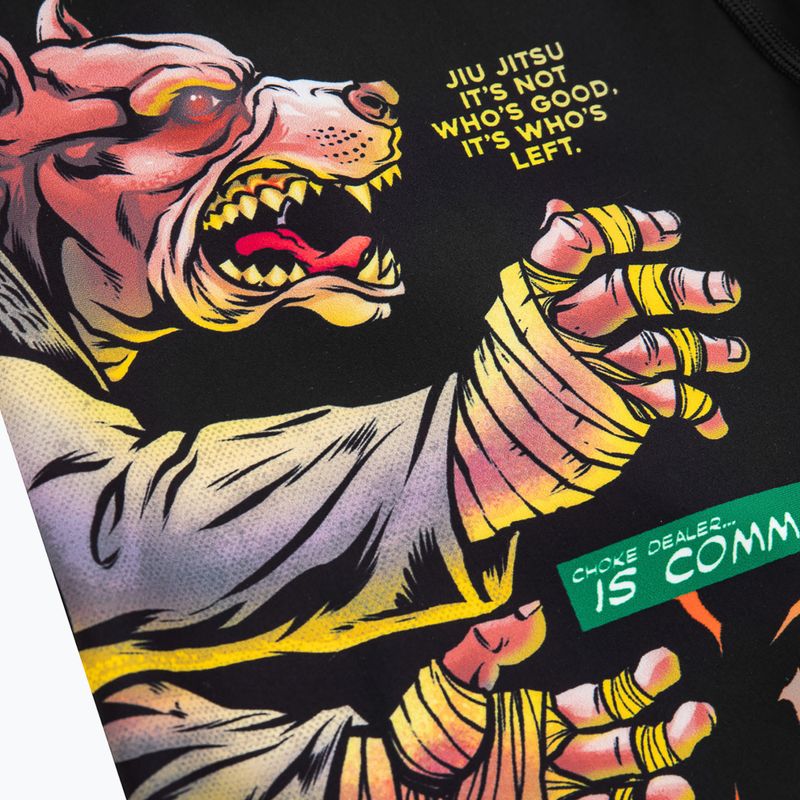 Spodenki kompresyjne męskie Pitbull Masters of BJJ Hilltop black 4