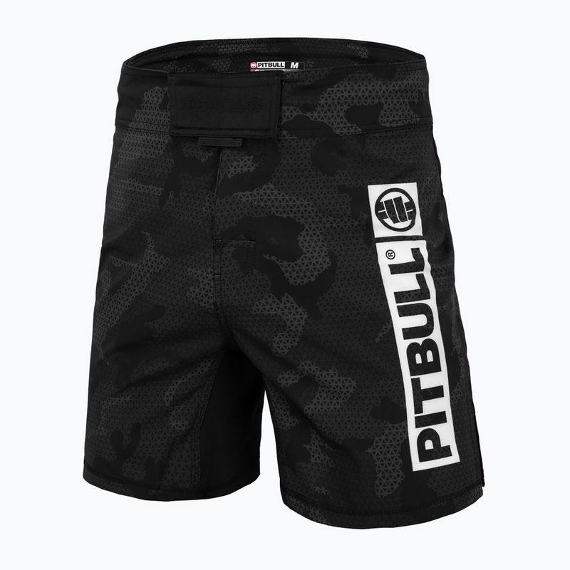 Spodenki grapplingowe męskie Pitbull Grappling 3 Net Camo Hilltop 2 black