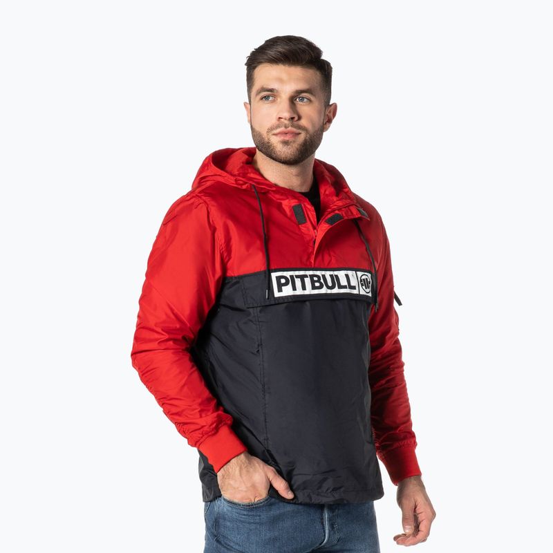 Kurtka męska Pitbull Loring Two-Color Kangaroo red/dark navy