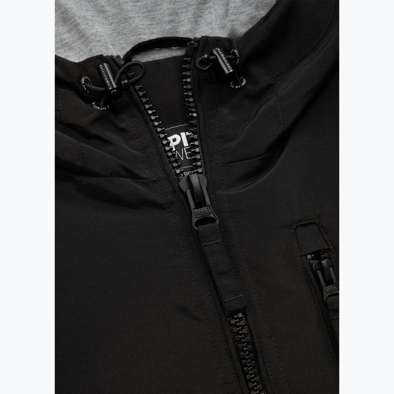 Kurtka zimowa męska Pitbull Cabrillo Summer Hooded black 7