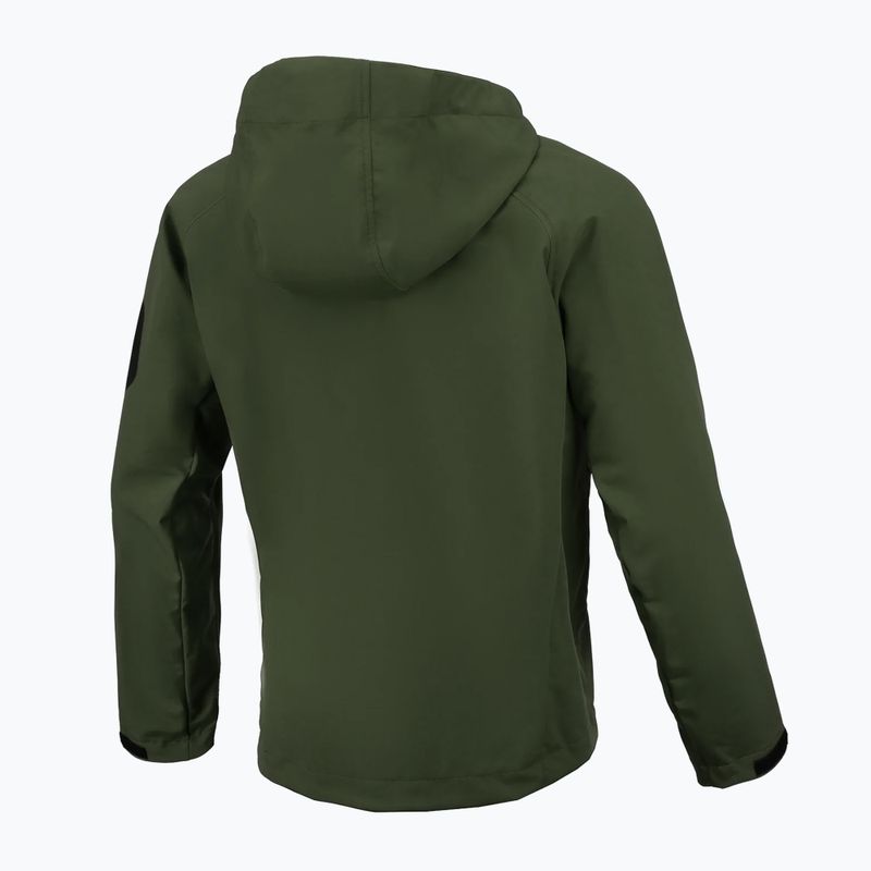 Kurtka softshell męska Pitbull Rockfish 2 Softshell olive 2