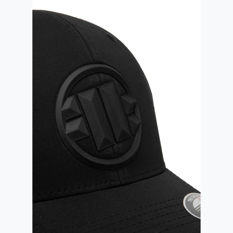 Czapka z daszkiem męska Pitbull Full Cap Logo 3D Angle Welding black 3