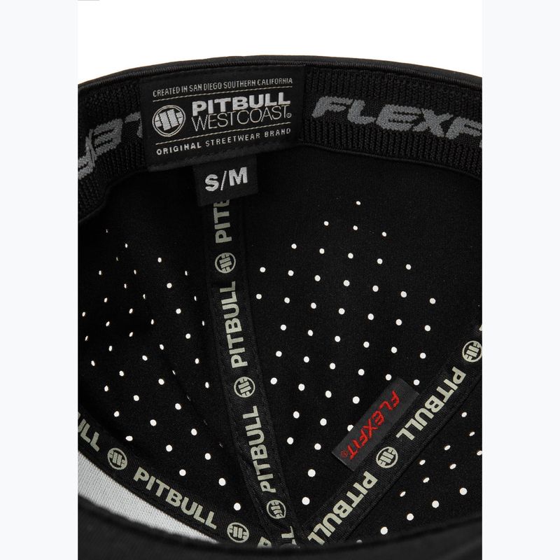 Czapka z daszkiem męska Pitbull Full Cap Logo 3D Angle Welding black 6