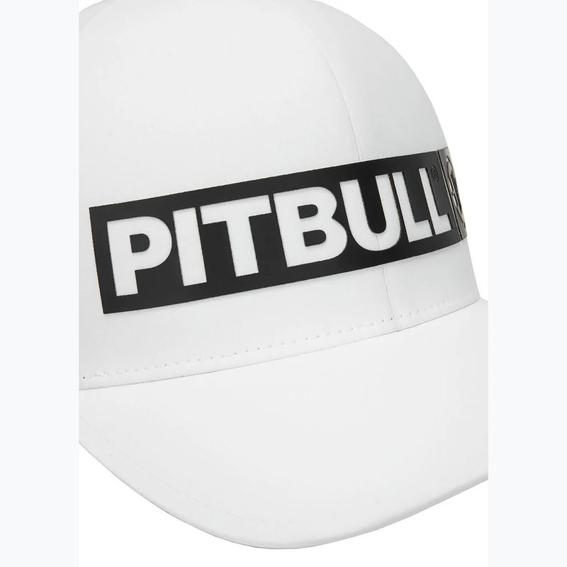 Czapka z daszkiem Pitbull Snapback ,,Hilltop" Stretch Fitted white 5