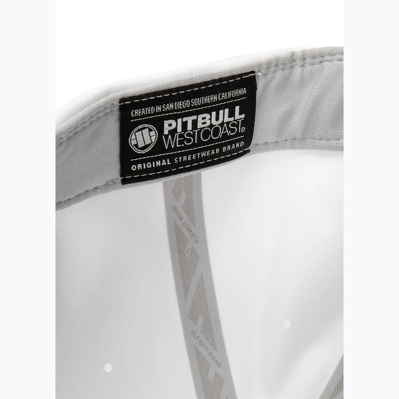 Czapka z daszkiem Pitbull Snapback ,,Hilltop" Stretch Fitted white 8