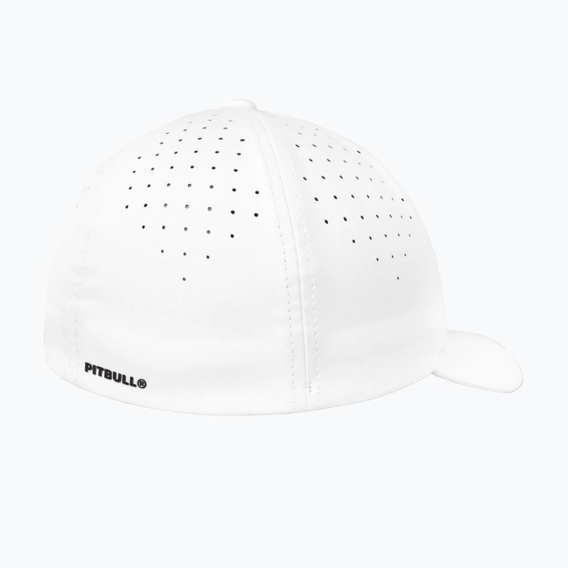 Czapka z daszkiem Pitbull Full Cap ,,Logo" Tech Witch Perforated white 2