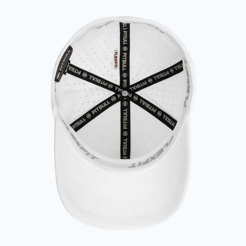 Czapka z daszkiem Pitbull Full Cap ,,Logo" Tech Witch Perforated white 3