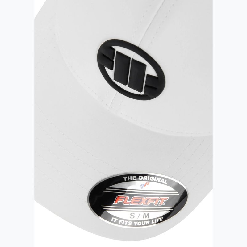 Czapka z daszkiem Pitbull Full Cap ,,Logo" Tech Witch Perforated white 4