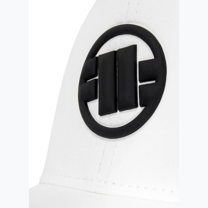 Czapka z daszkiem Pitbull Full Cap ,,Logo" Tech Witch Perforated white 5