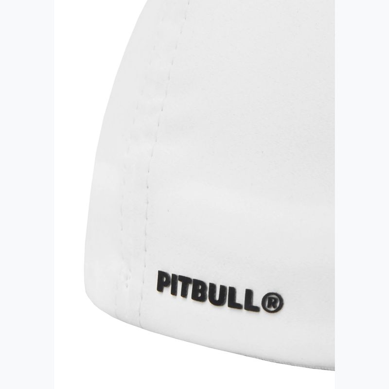 Czapka z daszkiem Pitbull Full Cap ,,Logo" Tech Witch Perforated white 6