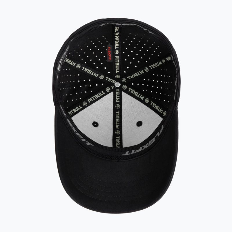Czapka z daszkiem Pitbull Full Cap ,,Logo" Tech Witch Perforated black 3