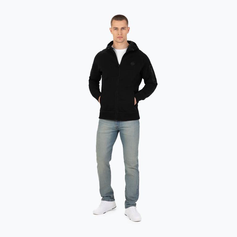 Bluza męska Pitbull Hermes Hooded Zip black 2