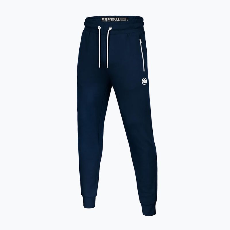 Spodnie męskie Pitbull Trackpants Small Logo Terry Group dark navy 3