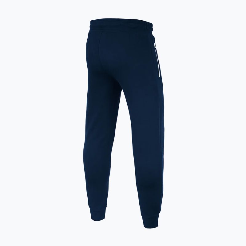 Spodnie męskie Pitbull Trackpants Small Logo Terry Group dark navy 4