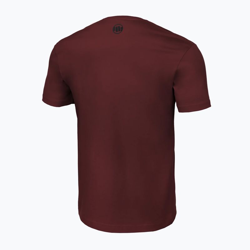 Koszulka męska Pitbull T-S Classic Boxing burgundy 2