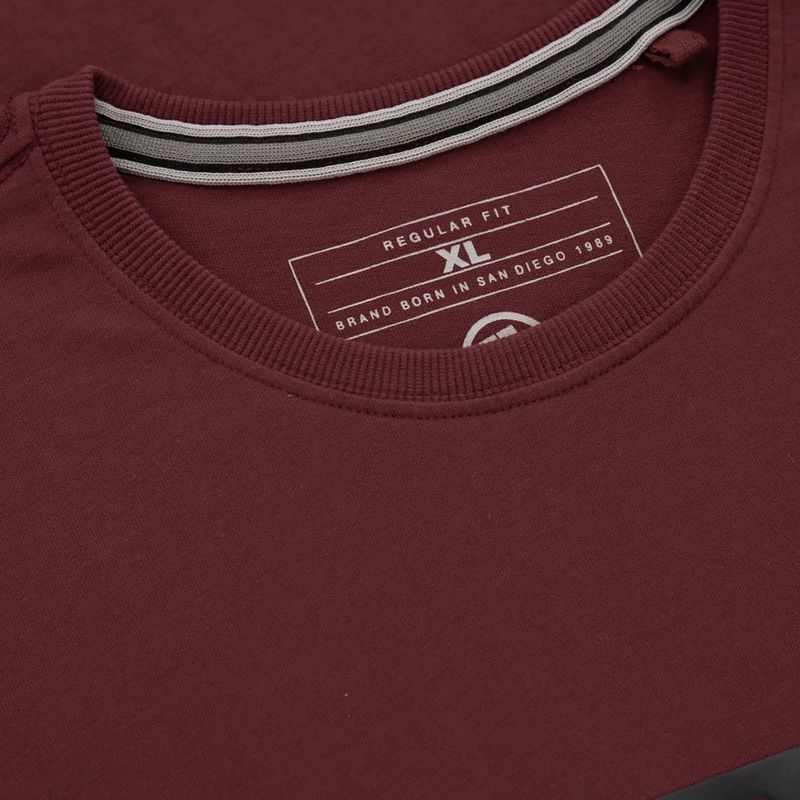 Koszulka męska Pitbull T-S Classic Boxing burgundy 4