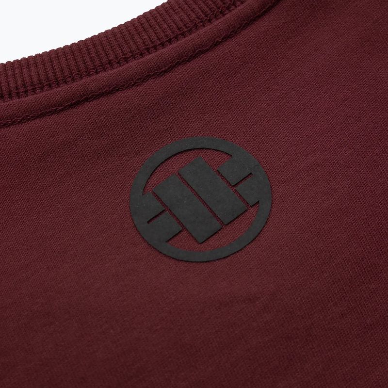 Koszulka męska Pitbull T-S Classic Boxing burgundy 5