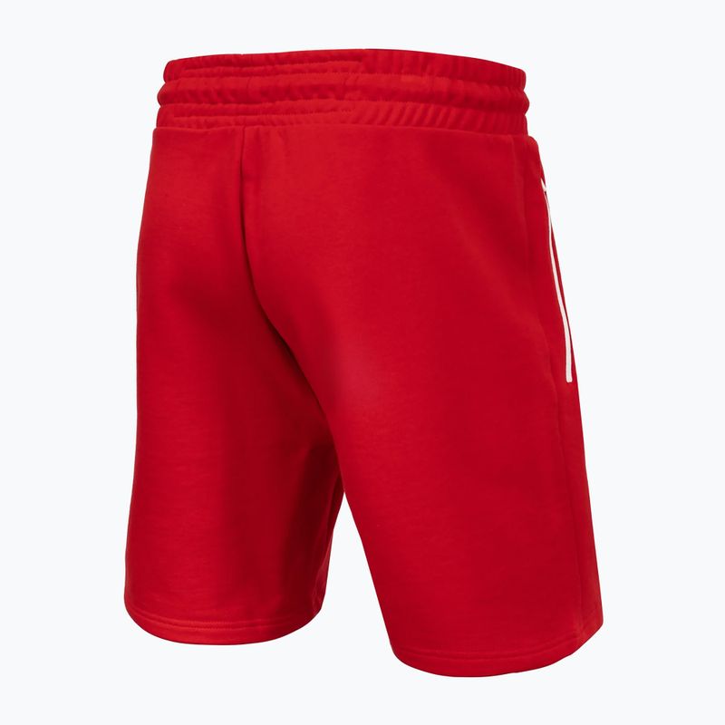 Spodenki męskie Pitbull Terry Group Trackshorts red 2
