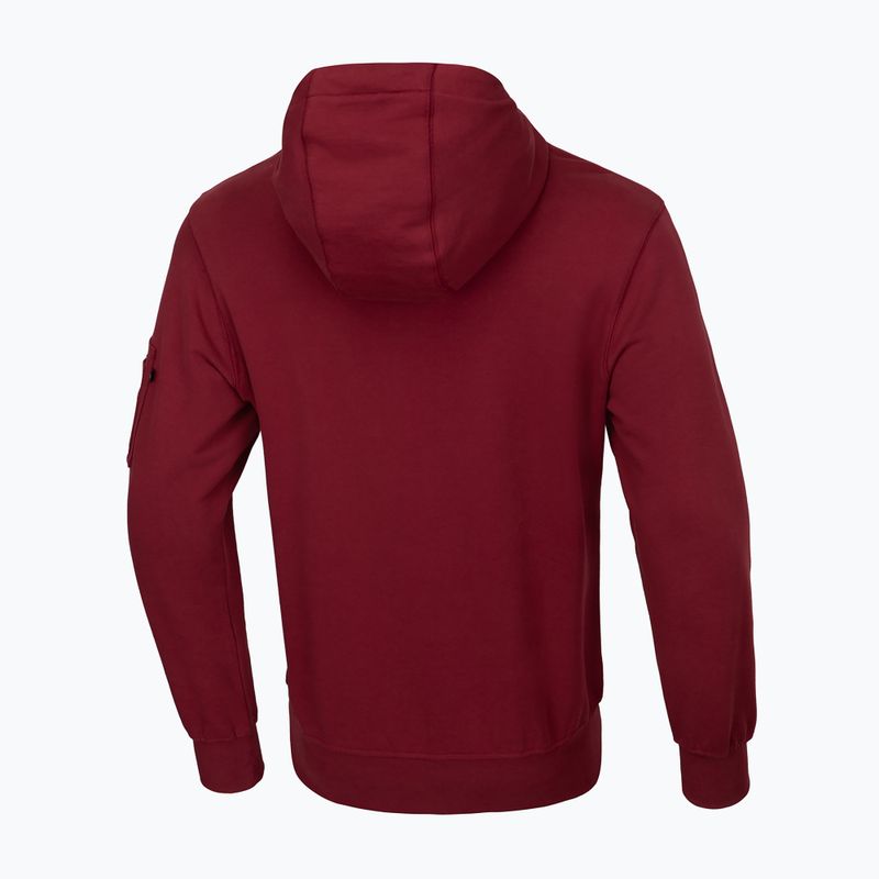 Bluza męska Pitbull Everts Hooded burgundy 2