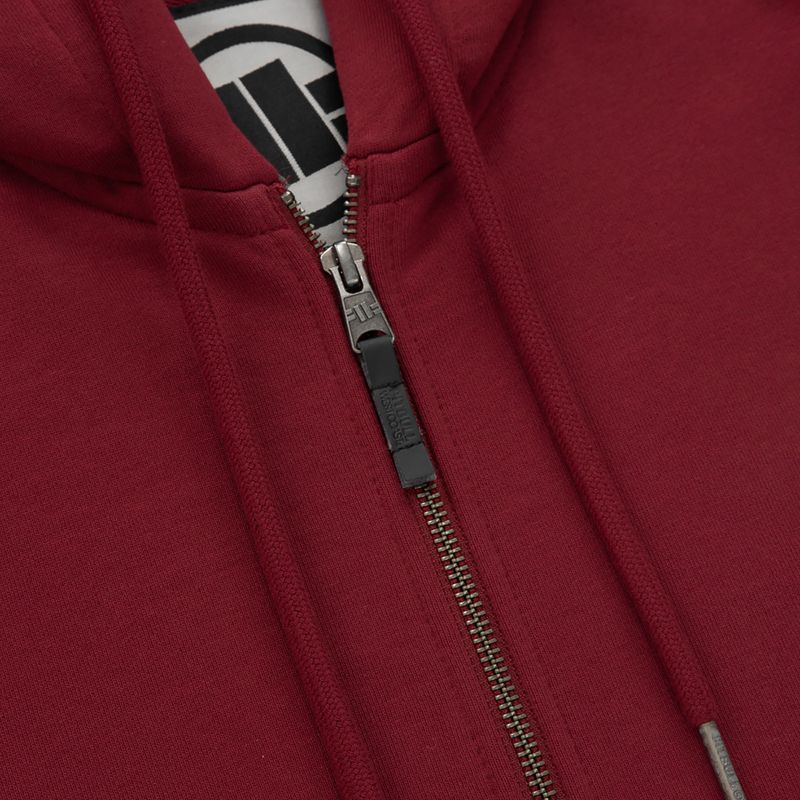 Bluza męska Pitbull Everts Hooded Zip burgundy 3