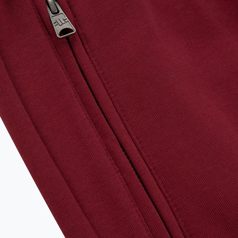 Spodnie męskie Pitbull Everts Jogging burgundy 4
