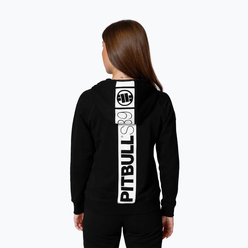 Bluza damska Pitbull Fuchsia Hooded Zip black 3