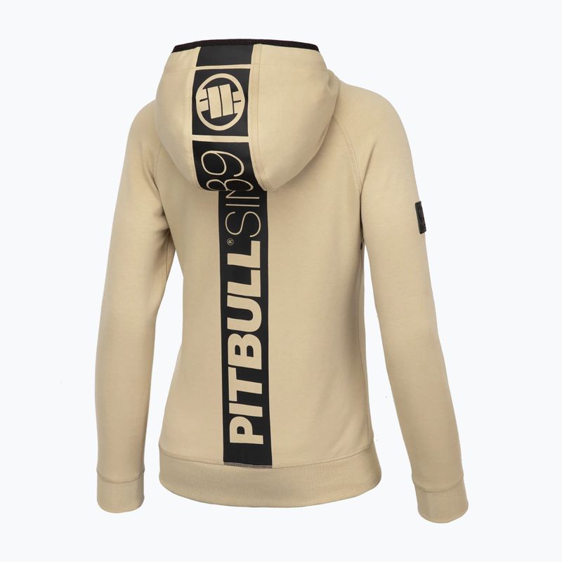 Bluza damska Pitbull Fuchsia Hooded Zip sand 2