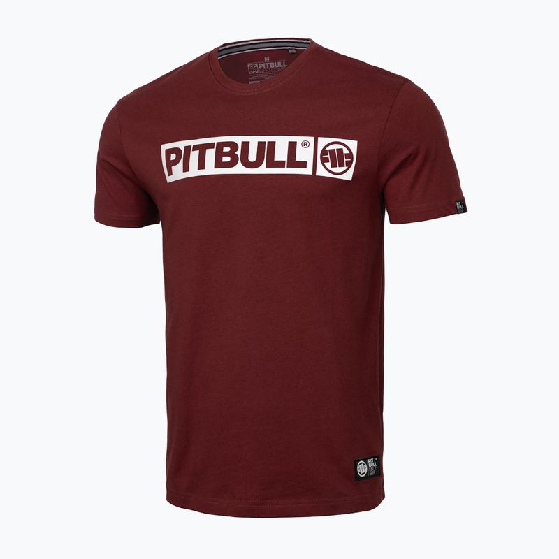 Koszulka męska Pitbull Hilltop burgundy