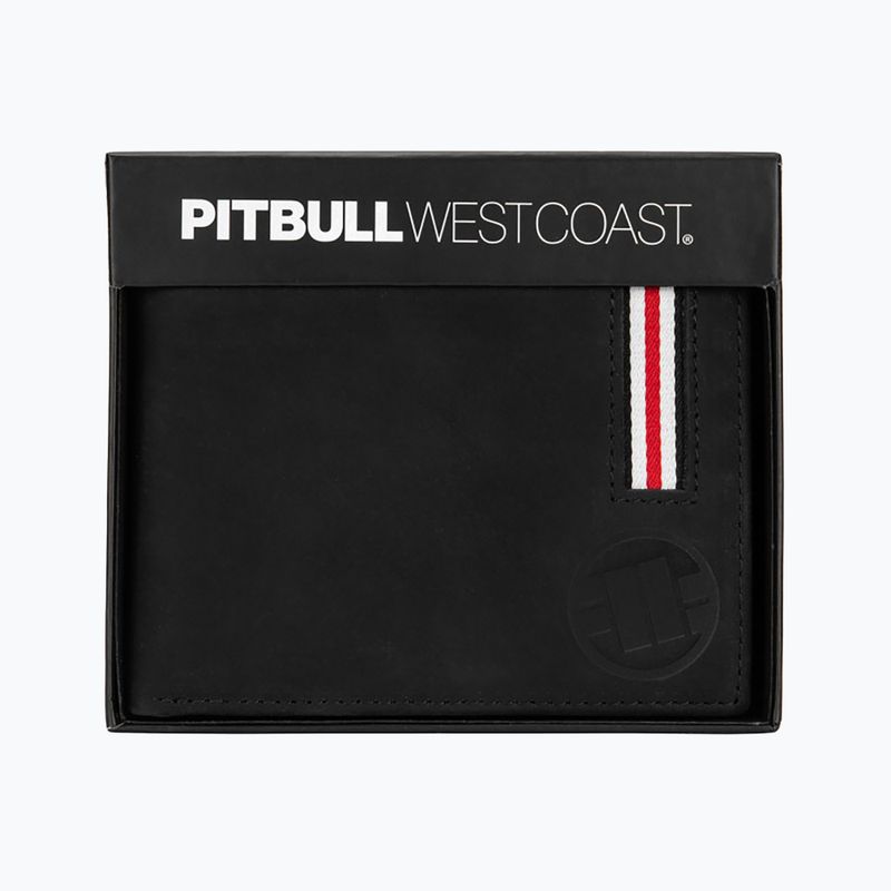 Portfel męski Pitbull Lin Wood 2 Embosed Leather black